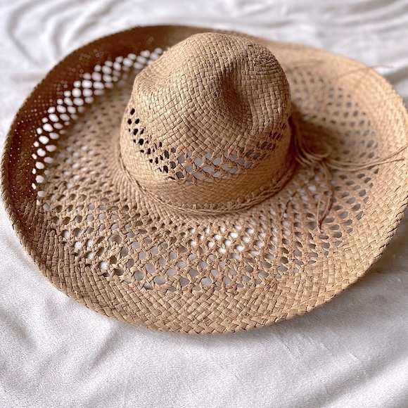 Torrid Tan Woven Sun Hat - Picture 2 of 6